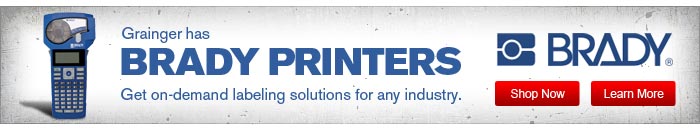 Grainger has Brady Printers - Get on-demand labeling solutions for any industry 20% Off Select Cortina Traffic Signals