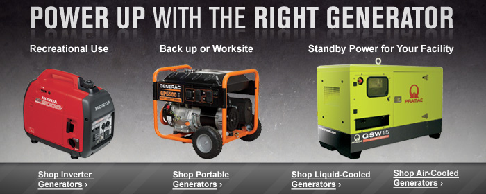 Power Up With The Right Generator Power Up With The Right Generator