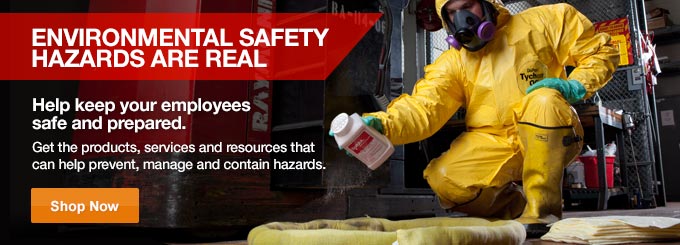 Get the products, services and resources that can help prevent, manage and contain hazards.