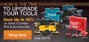 Save Up to 40% on Select Combo Kits & Accessories