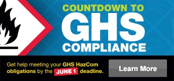 Get help meeting your GHS HazCom obligations by the June1 deadline Get help meeting your GHS HazCom obligations by the June1 deadline