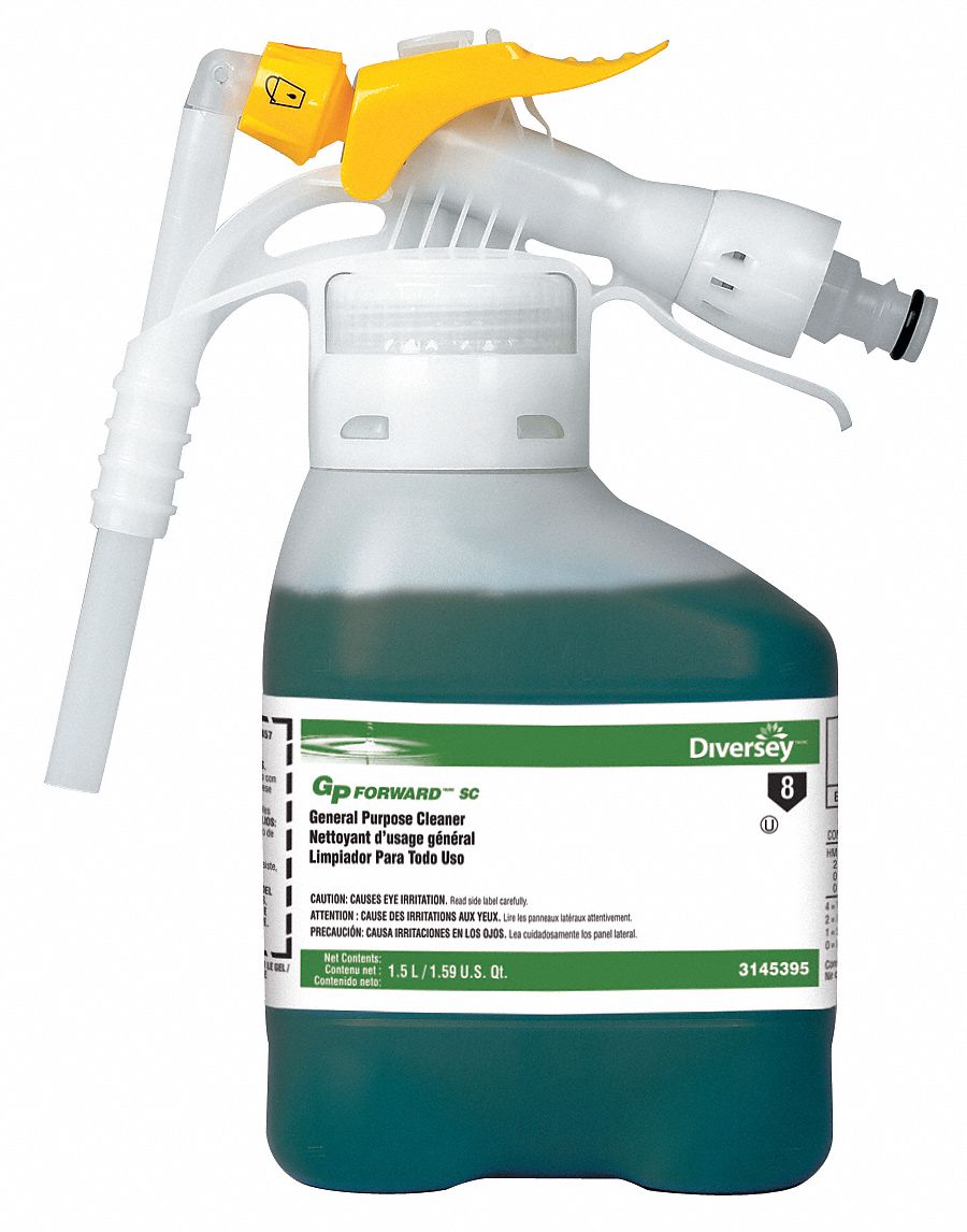 DIVERSEY All Purpose Cleaner For Use With RTD Chemical Dispenser, 2 PK