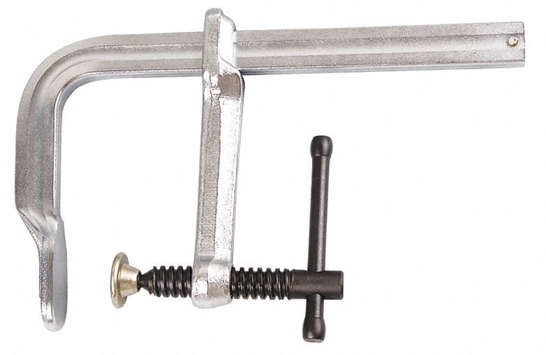 WESTWARD Quick Adj Steel Bar Clamp,6"In Max. Jaw Opening (In.),800 Nominal Clamping Pressure   Bar, Pipe, and L Clamps   10D556|10D556