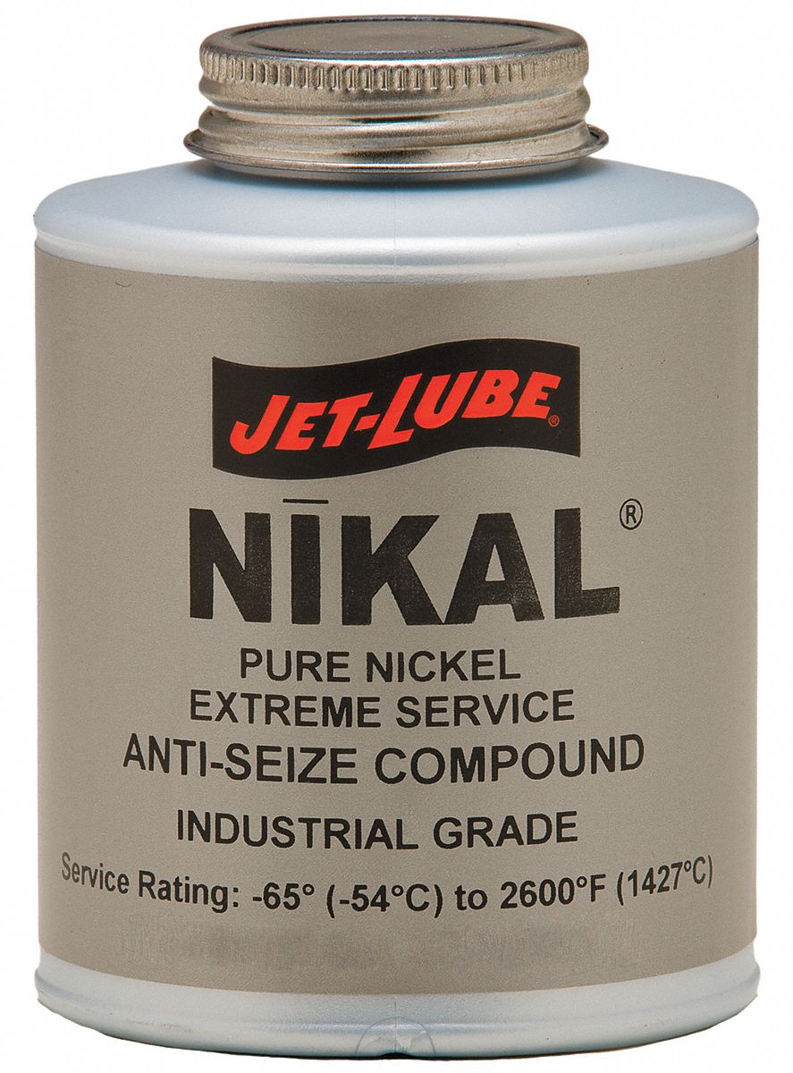 Jet-lube General Purpose Anti-seize, 1 2 Lb., Brush-top Can, Nickel 