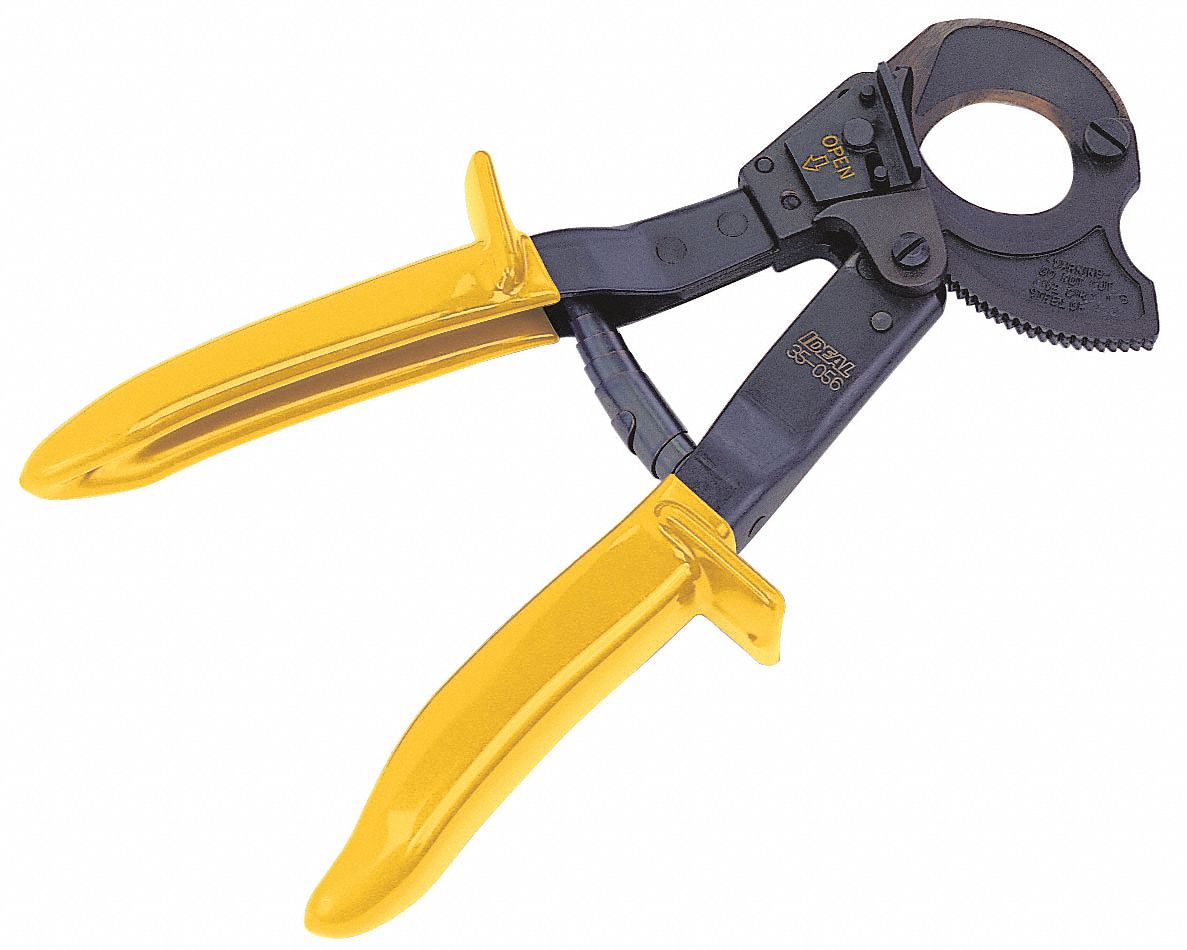 IDEAL Cable Cutter,141/2 in Overall Length,Shear Cut Cutting Action