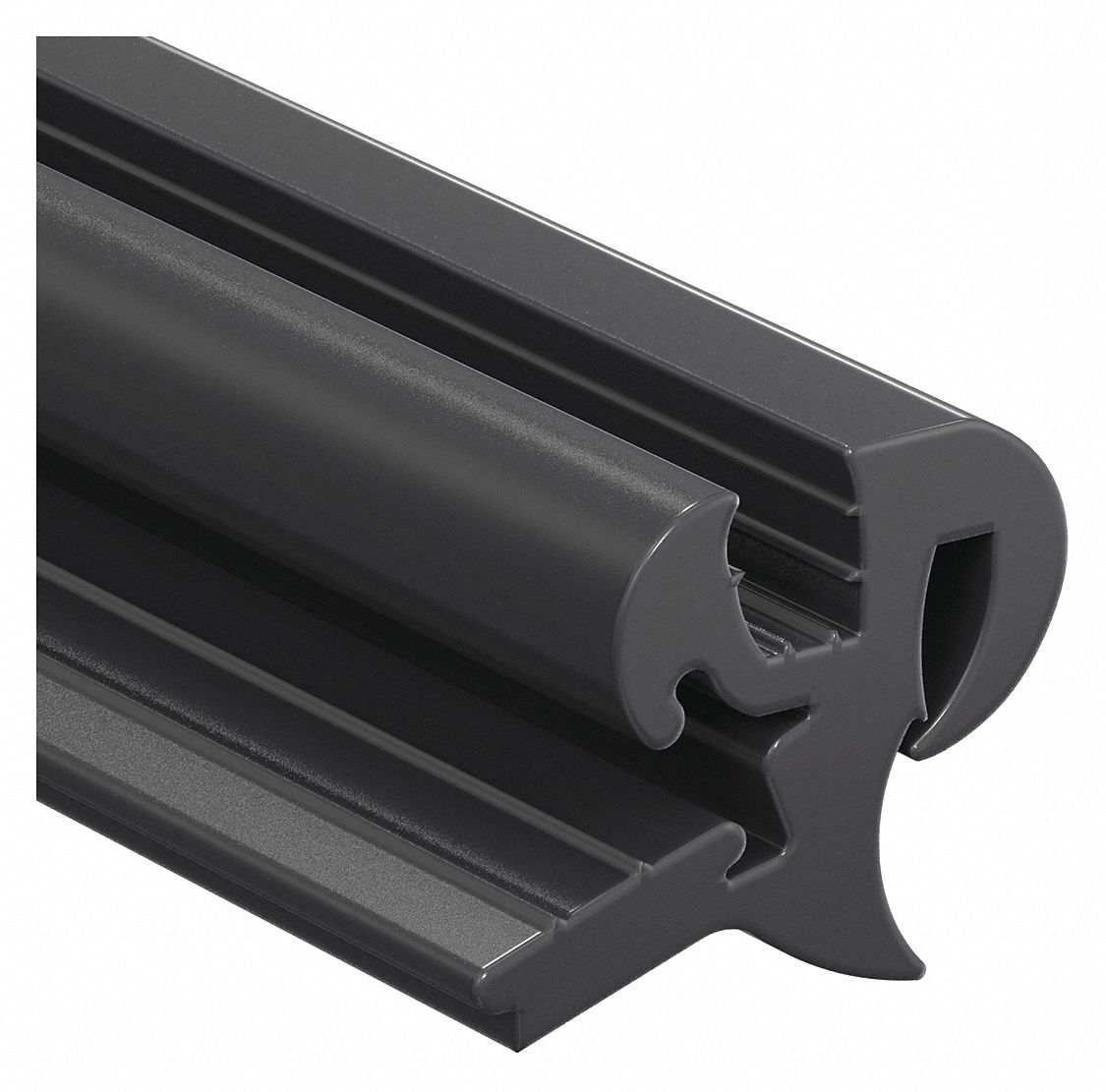 TRIM LOK INC Single Piece Rubber Locking Gasket, Fits Glass 3/16" 1/4