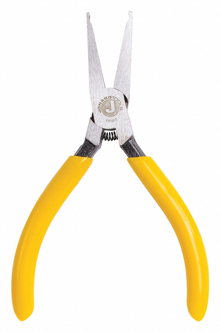 JONARD TOOLS Long Nose Fuse Puller Pliers, Dipped Handle, Jaw Length 1