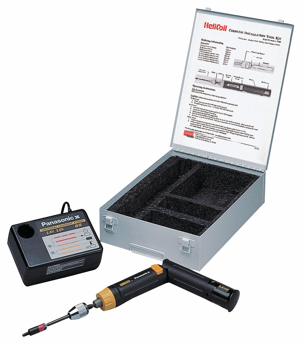 HELICOIL Insert Installation Kit, 3.6V 10J3327200 Grainger