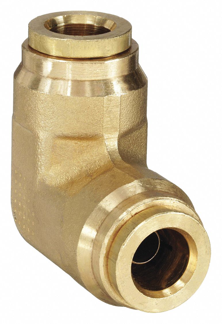 PARKER Union Elbow, 1/4 In 11K698165PMT4 Grainger