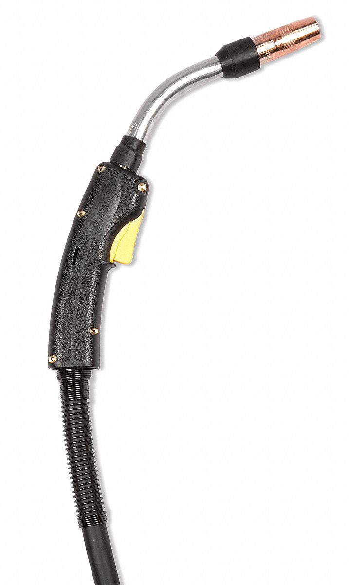BNQ200M-15 Bernard Style MIG Welding Gun – 200 Amp, 15 Ft Cable, Miller Connector, .035 Wire, Rotatable Neck