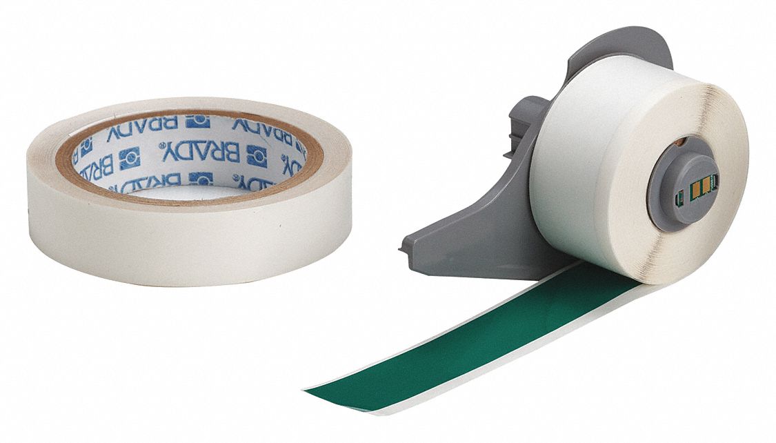 Green/ClearPolyester Print On Demand Floor Marking Tape, 50 ft. Length, 1