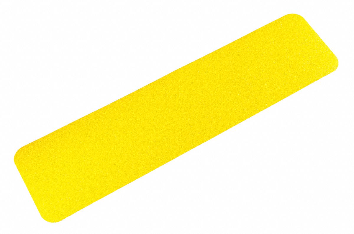 JESSUP MANUFACTURING Solid Yellow AntiSlip Tread, 6 in x 2 ft, 60 Grit