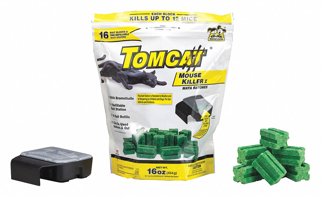TOMCAT Rodent Station w/Blocks 12F88322786 Grainger