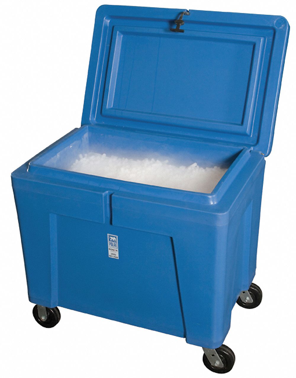 POLAR TECH Dry Ice Transport Cooler, 11 cu ft, Blue Plastic 12G121