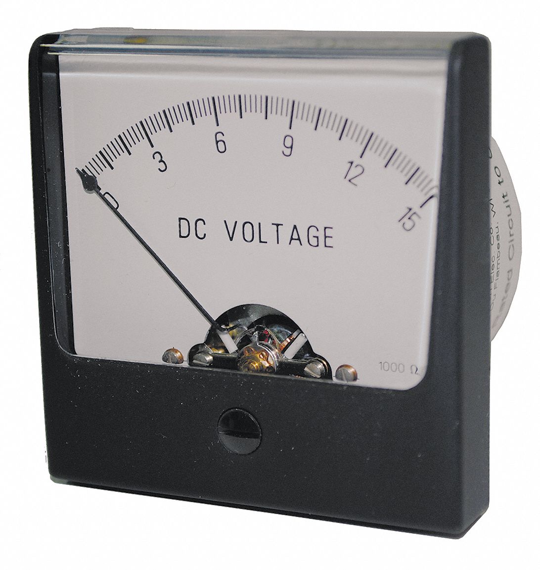 Grainger Approved Analog Panel Meter Ac Voltage 0 150 Ac V 12g40612g406 Grainger 6203