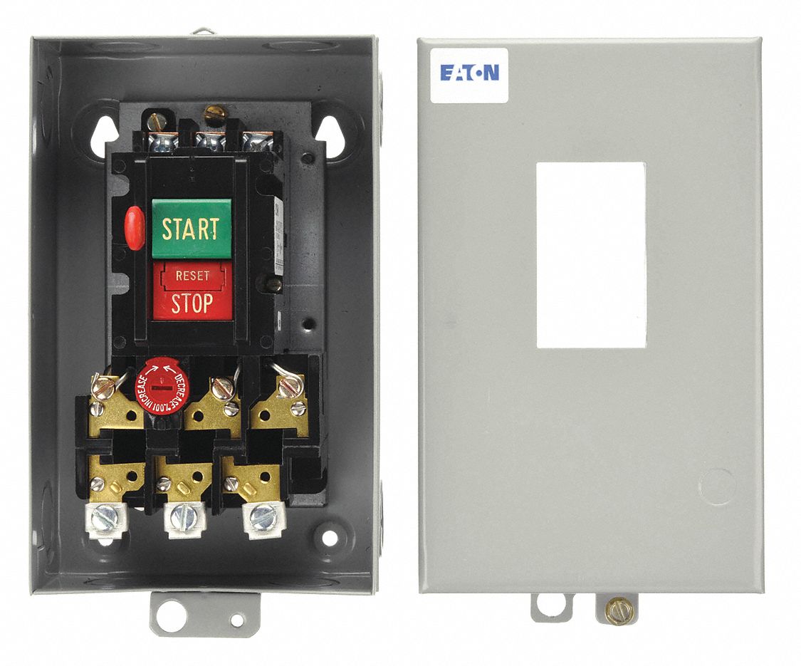 EATON Push Button Manual Motor Starter, Enclosure NEMA Rating 1, 26