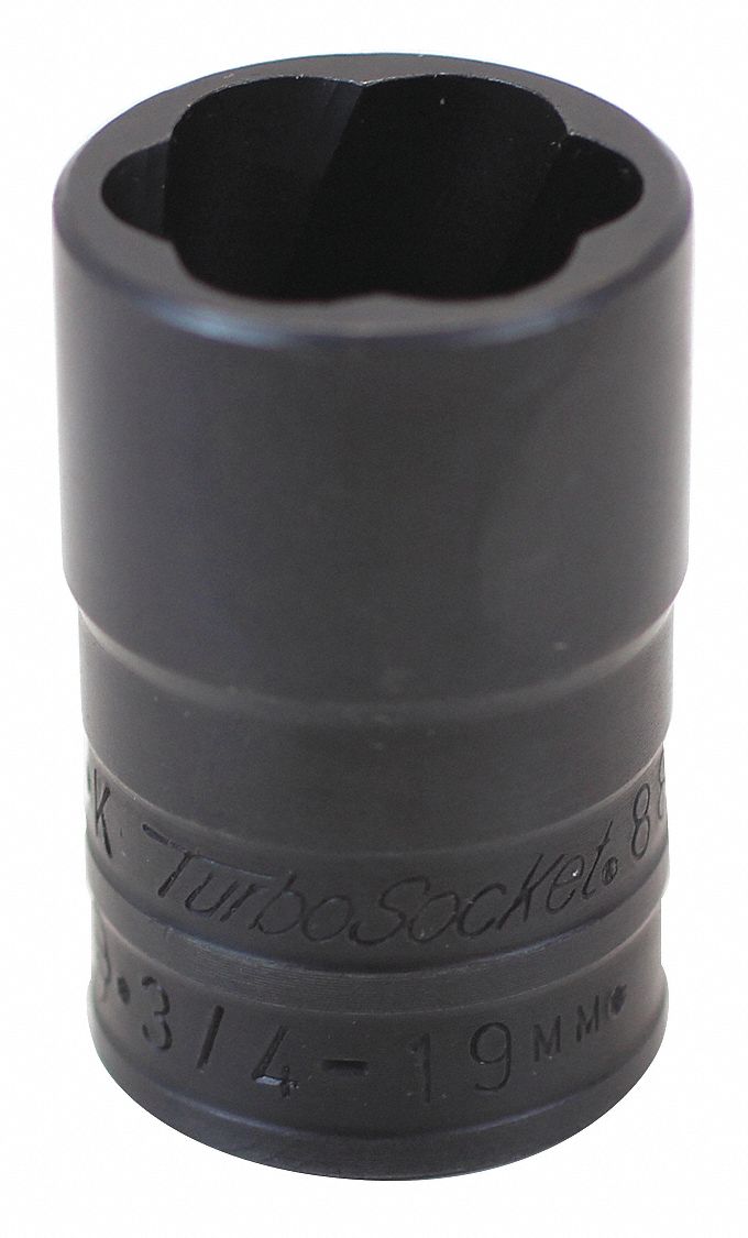 SK PROFESSIONAL TOOLS 3/4" Alloy Steel Socket with 1/2" Drive Size and