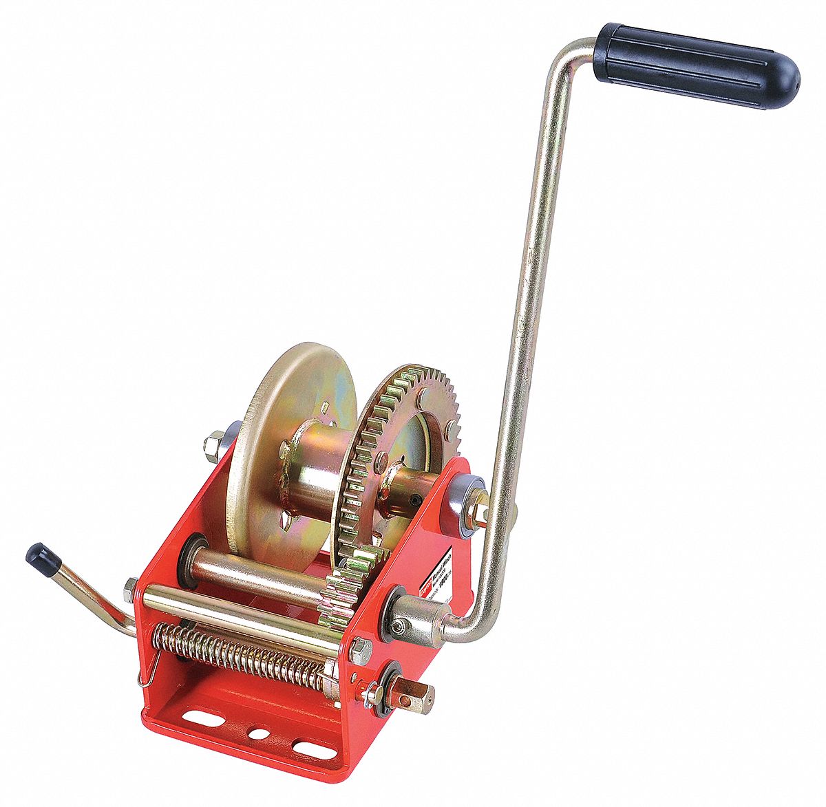 DAYTON 61/4"H Pulling Hand Winch with 1800 lb. 1st Layer Load Capacity