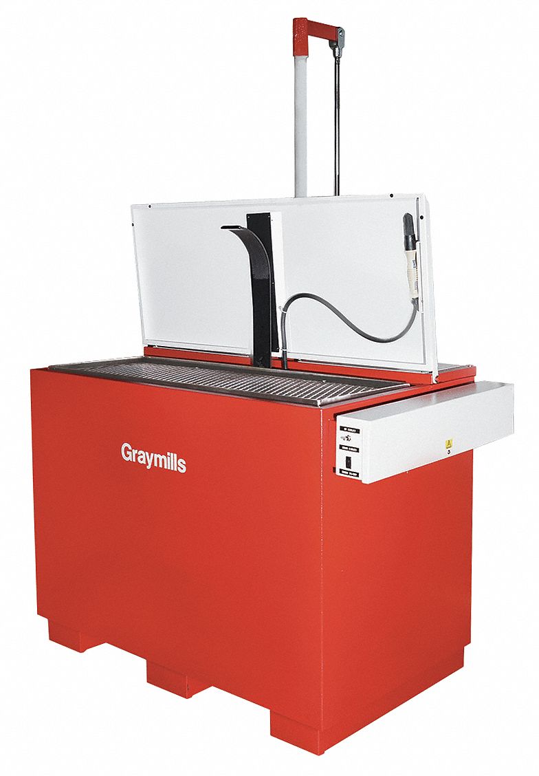 GRAYMILLS Parts Washer Station, 150 Gal. 12Y147TL17A Grainger