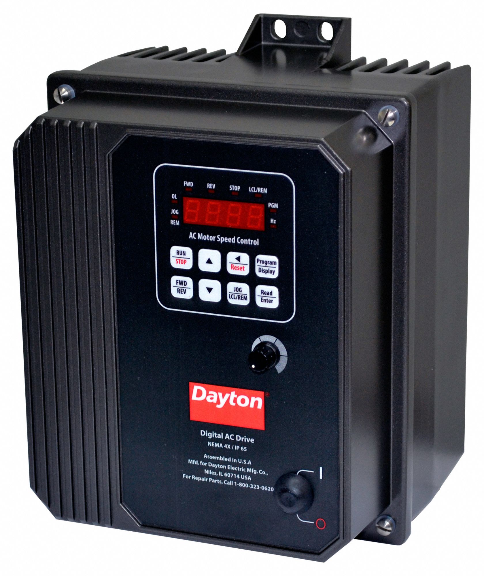 DAYTON Variable Frequency Drive: 480V AC, 5 hp Max Output Power, 8.3 A