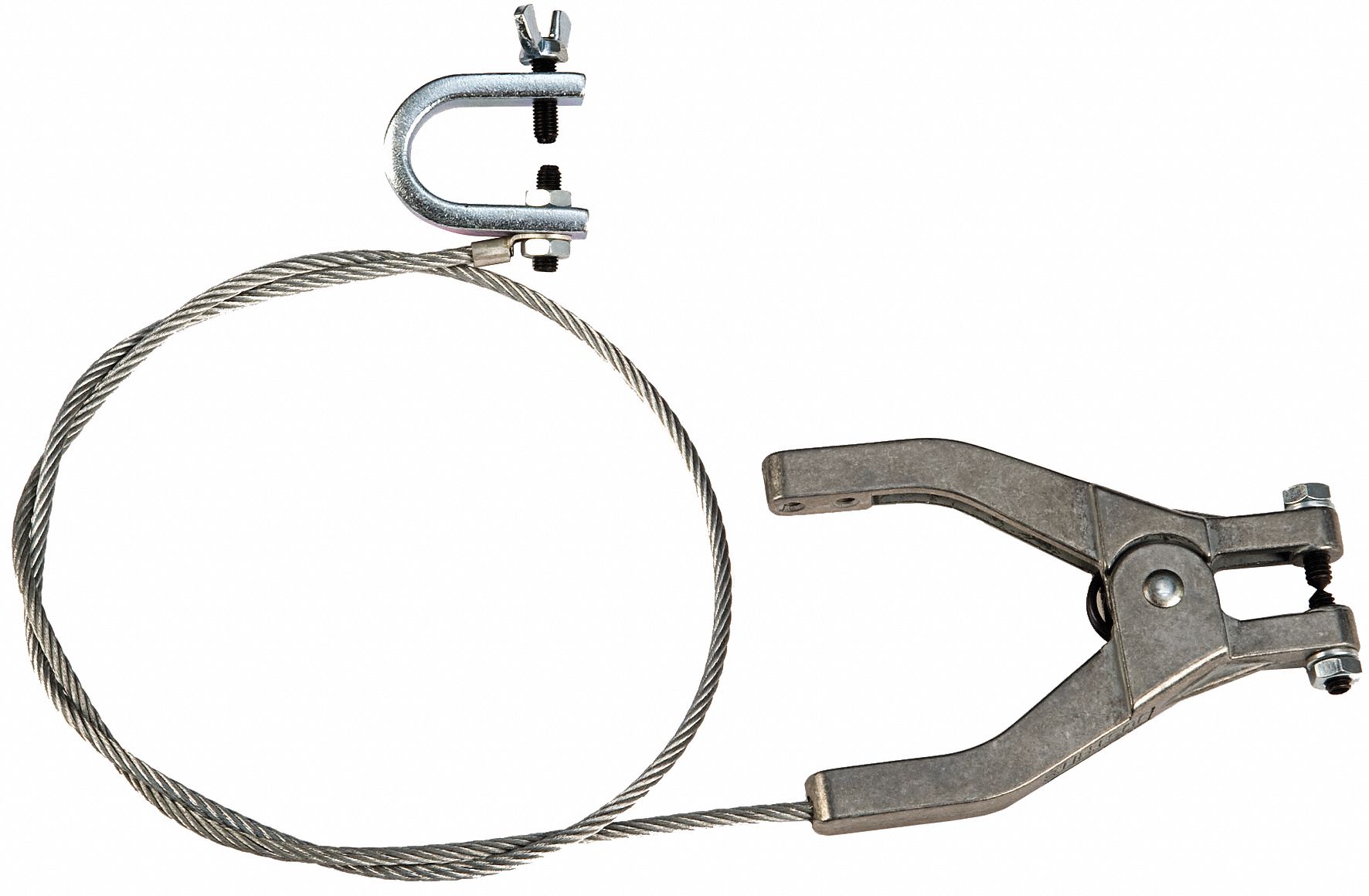 GRAINGER APPROVED Ground Wire with Clamp and CClamp 13M34208498