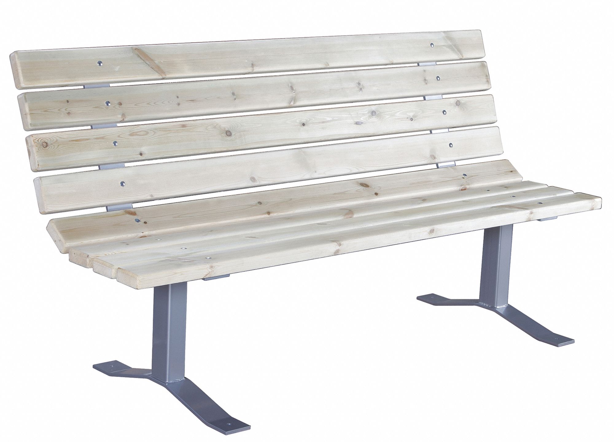 GRAINGER APPROVED Wood Outdoor Bench, Woodtone 13R00613R006 Grainger