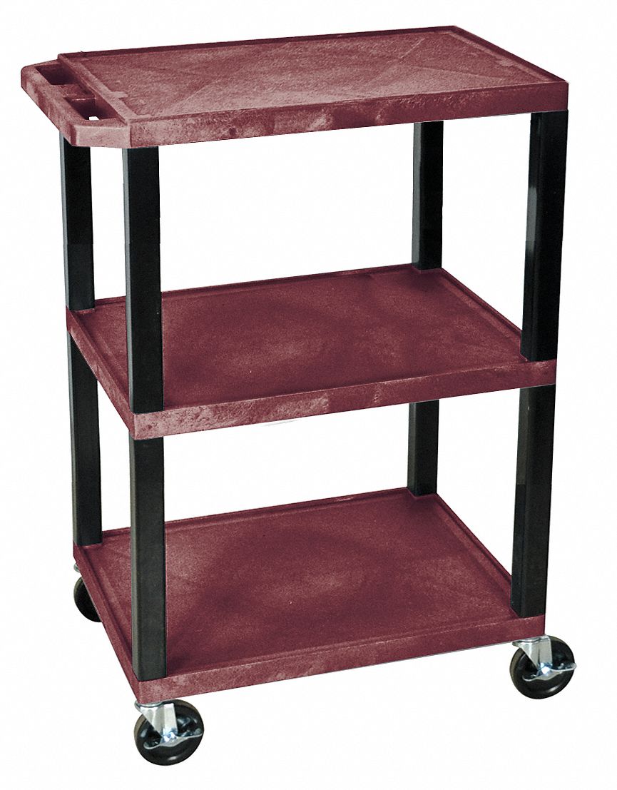 Utility Cart Lb Load Capacity Number Of Shelves In X In