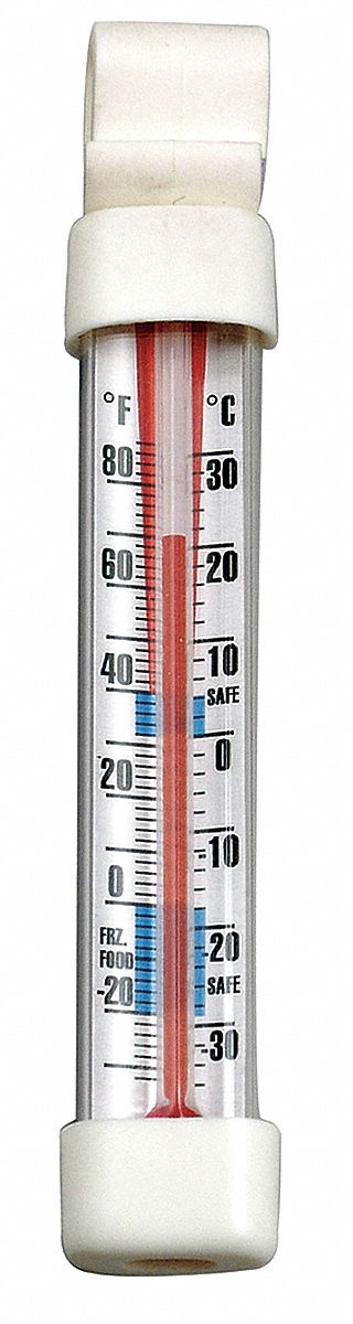 thermometer refrigerator freezer analog grainger temp range close