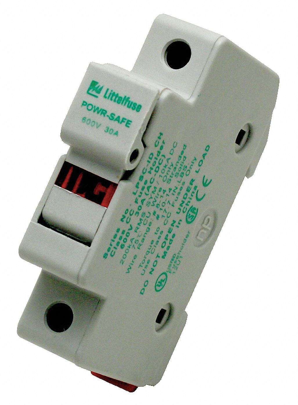 LITTELFUSE Finger Safe Fuse Block, Fuse UL Class CC 14H380LPSM001ID