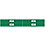 Pipe Marker,Agua,Green,3/4 to 2-3/8 In