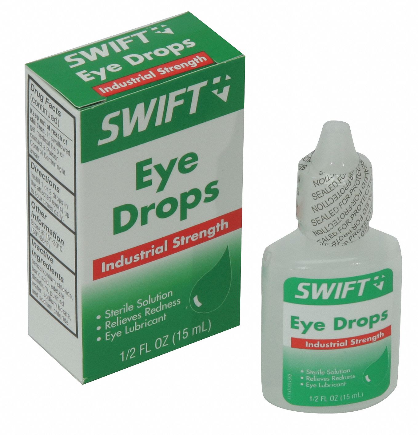 HONEYWELL NORTH Eye Drops, Liquid Solution, Bottle, 0.500 oz, 0.5 oz