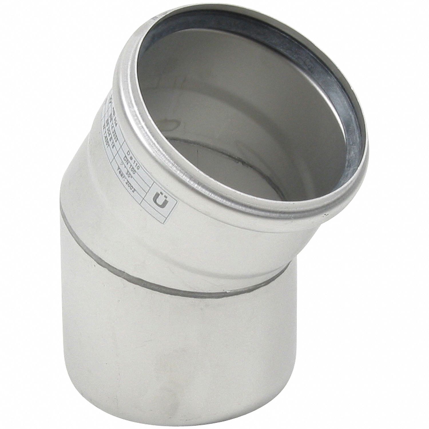 BLUCHER Closet Bend, 30°, 2" x 27/8" Pipe Size Pipe Fitting 14N962