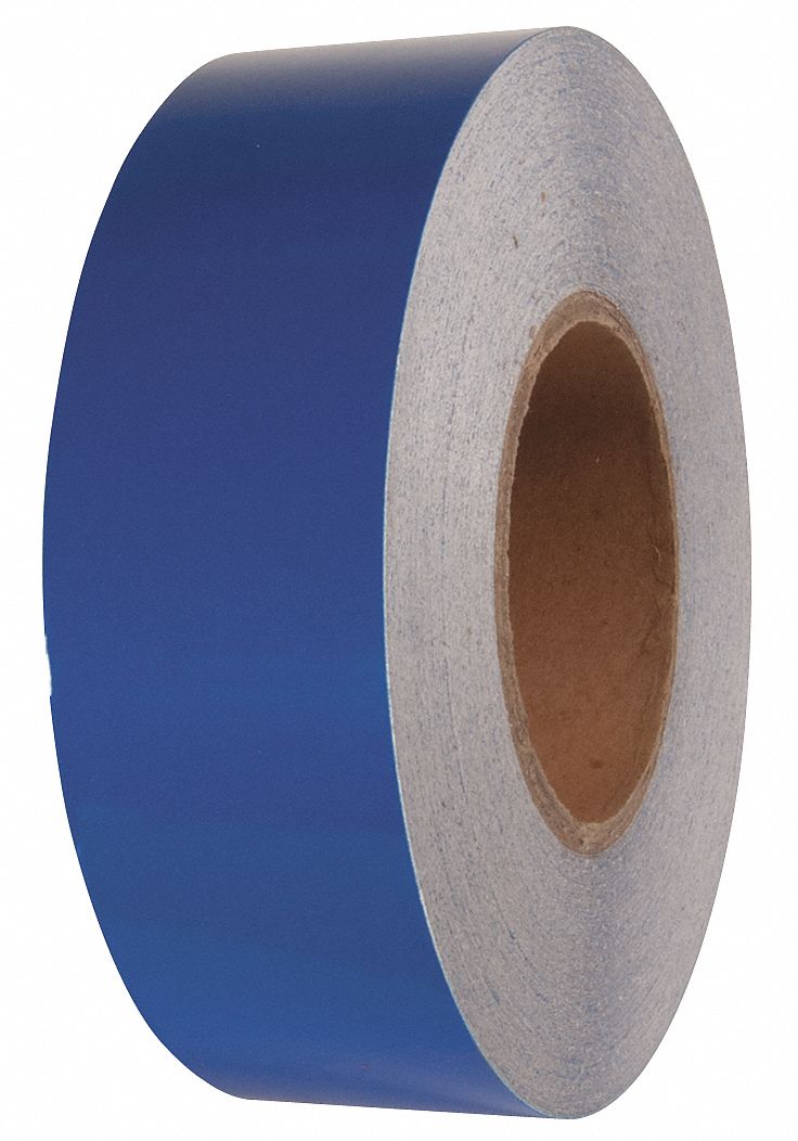 GRAINGER APPROVED Marking Tape, Solid, Continuous Roll, 2" Width, 1 EA