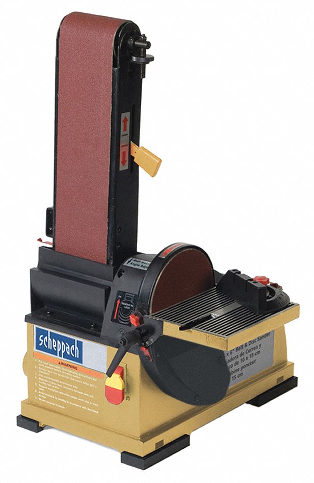 DAYTON Belt and Disc Sander, 1/3 HP, 120 V 15E315M90460 Grainger