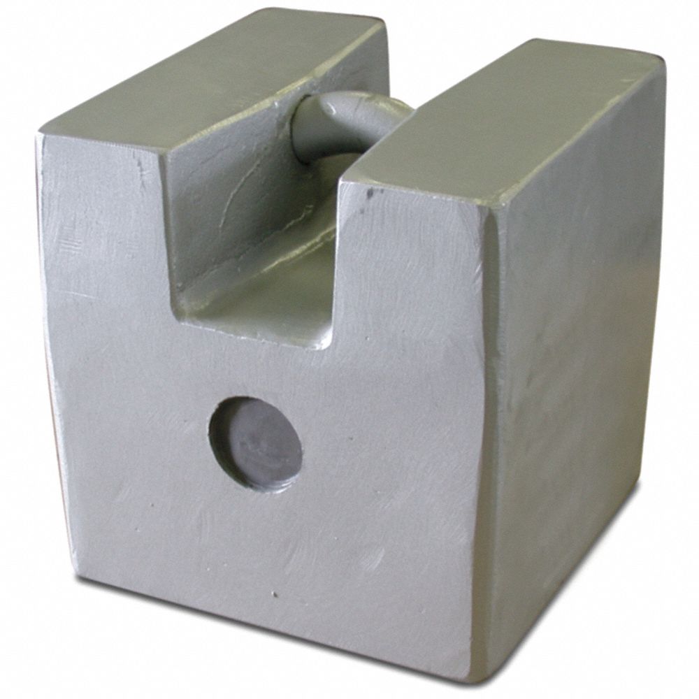 RICE LAKE WEIGHING SYSTEMS 500 lb Calibration Weight, Grip Handle Style