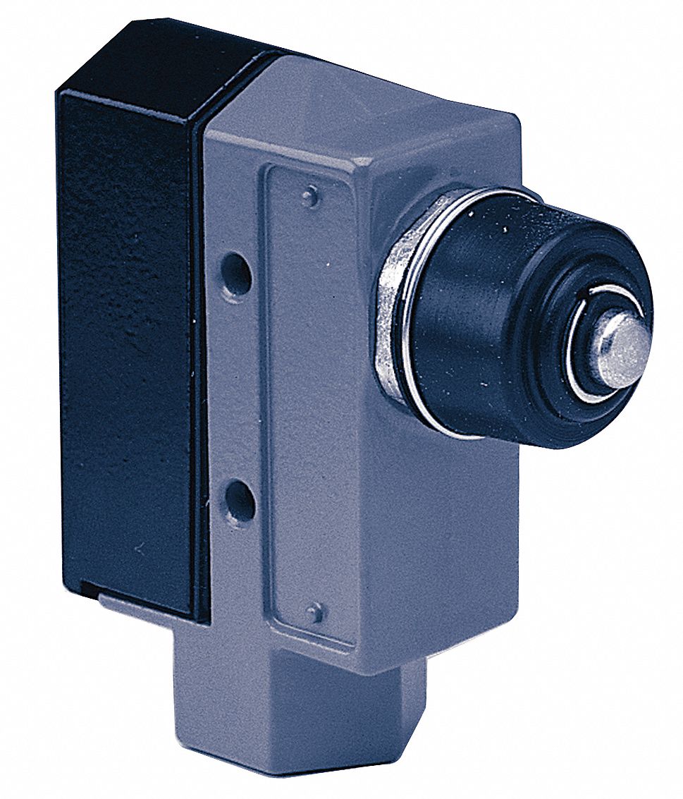 FANTECH Plunger Style Door Switch, Voltage 115/230, 3 in Width, 2 in Depth, 2 1/2 in Height