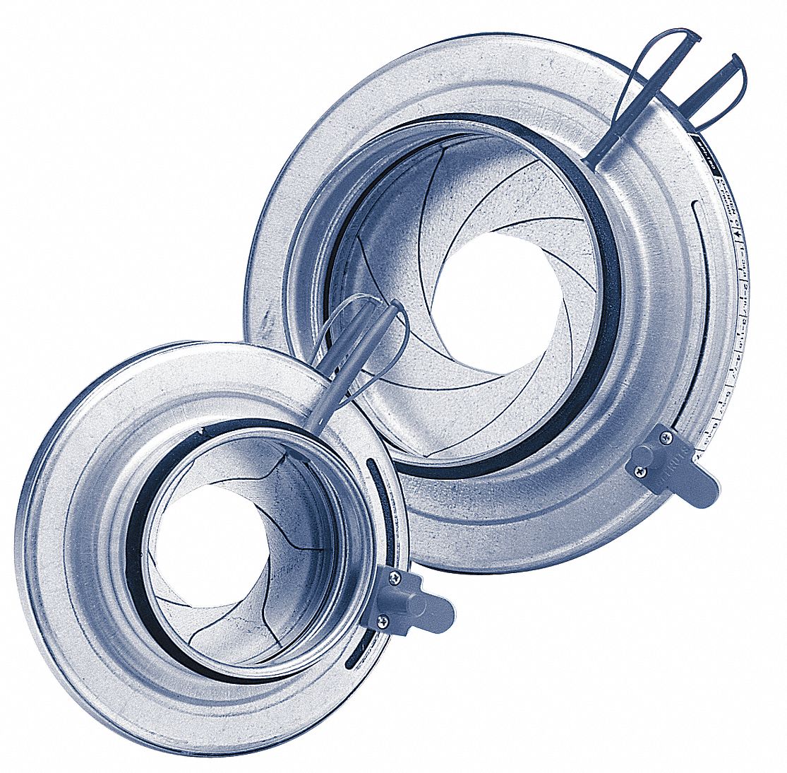 FANTECH Round Damper, For Use In Round Duct, Manual, 6 Damper Dia. (In