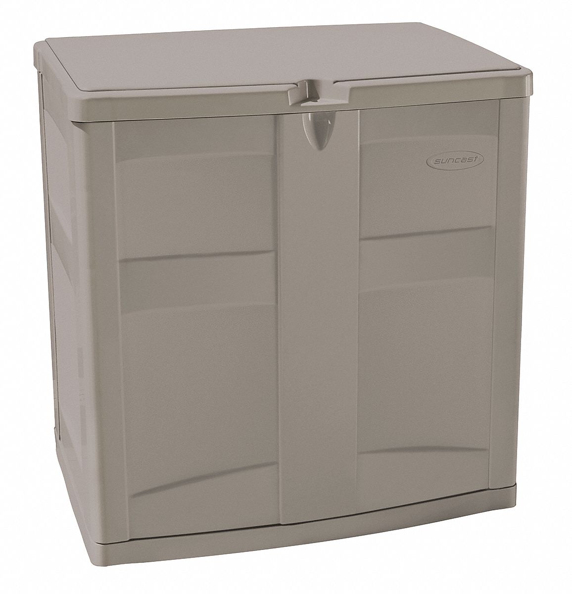 SUNCAST Balcony Outdoor Storage Box,Taupe - 15X402|DB2900 - Grainger