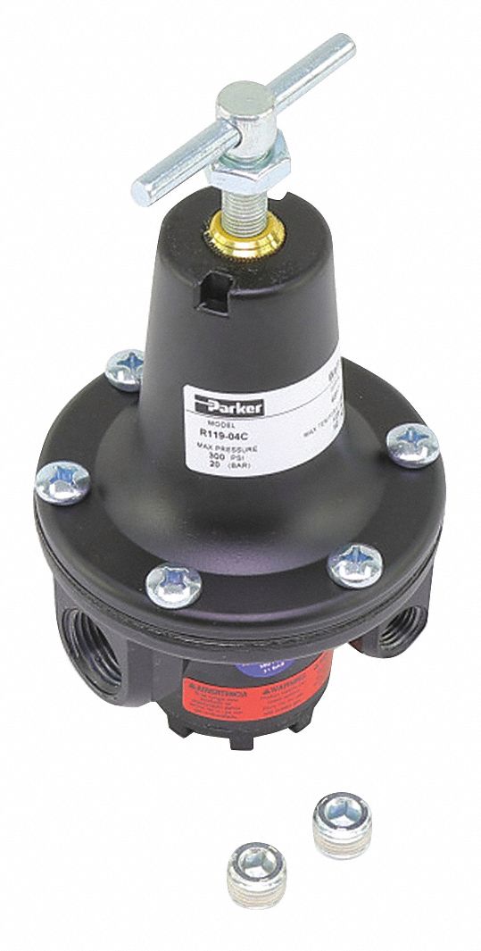 WATTS Air Regulator, 1/2", 0 to 125 psi, Fits Brand Watts 162A87R119