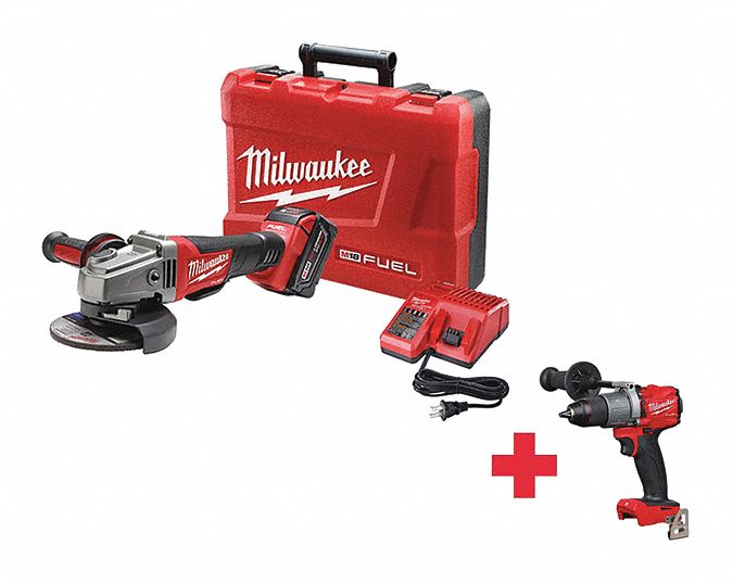 MILWAUKEE Cordless Combination Kit, 2 Tools, 18V DC 165FV8278021