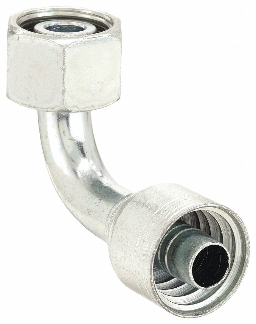 Aeroquip Steel X Steel Elbow Hydraulic Crimp Fitting P