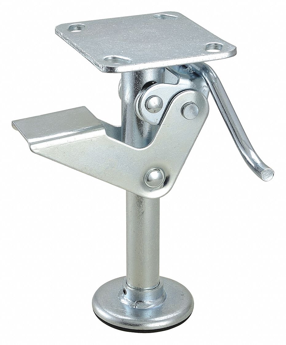 GRAINGER APPROVED General Purpose Floor Lock, Steel, 8 3/4 in For