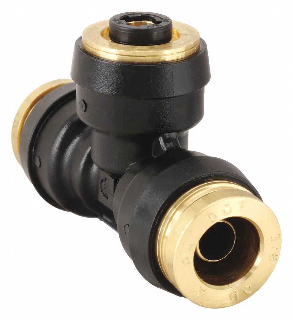 PARKER Union Tee, 3/8 x 3/8 x 5/32 In., PK10 16W615364PTC665/32