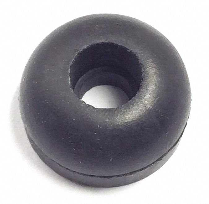 GRAINGER APPROVED Rubber, Bumper, 5/8 in Base Dia., 5/16 in Height, PK