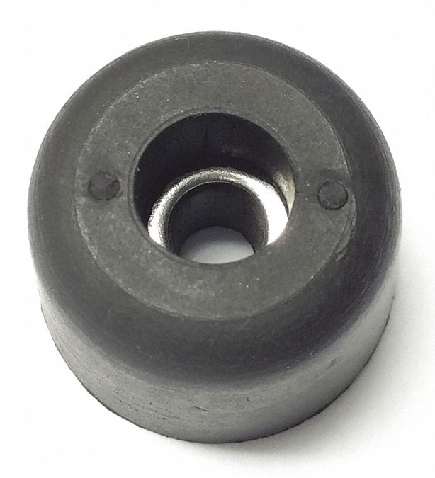 GRAINGER APPROVED Rubber, Bumper, 7/8" Base Dia., 5/8" Height, PK 10