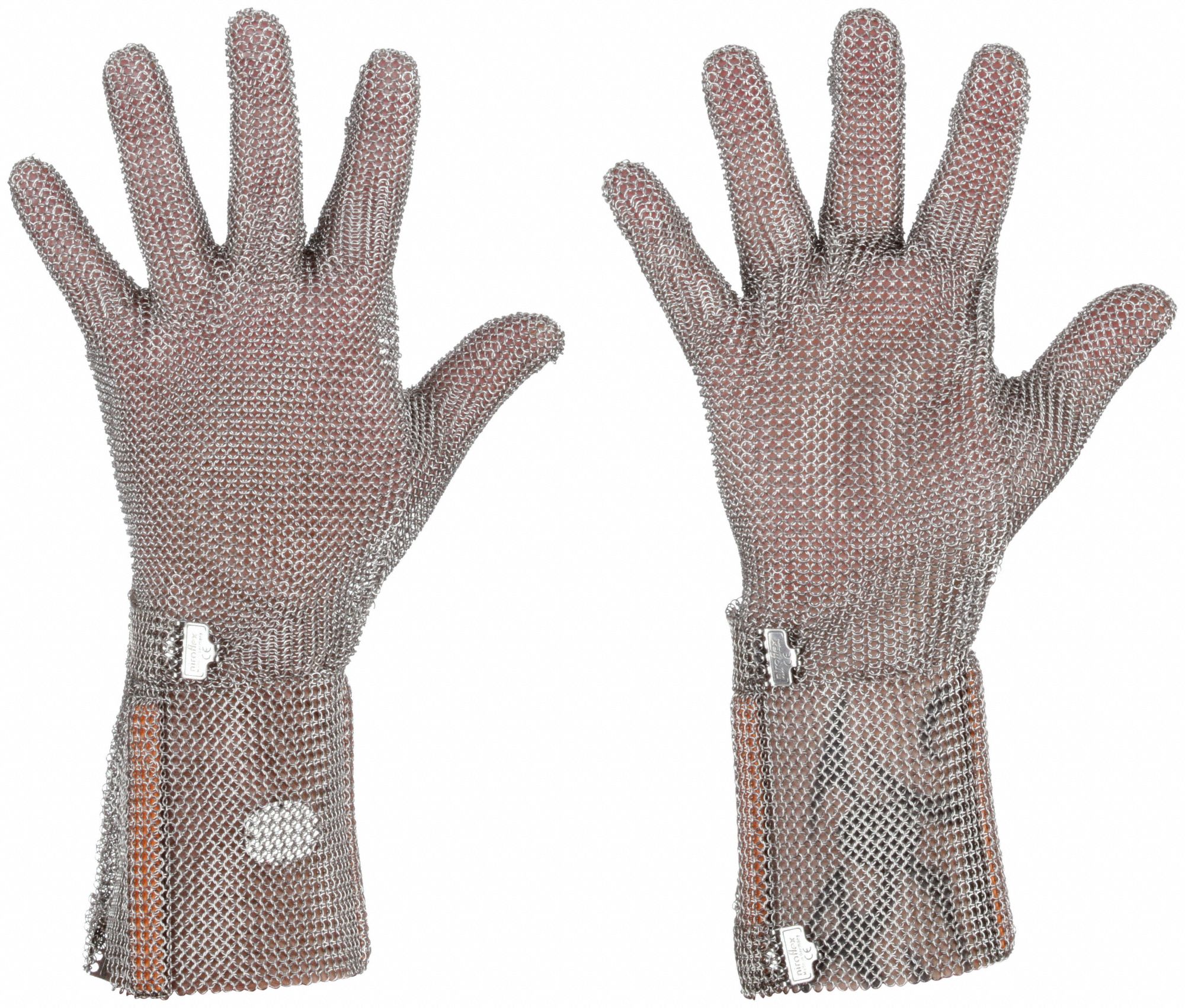 NIROFLEX USA XL Extended Wrist Chainmail Cut Resistant Glove XL 10