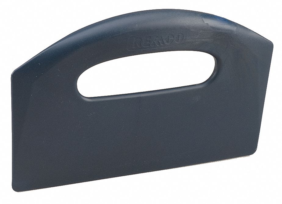 REMCO Bench Scraper, Poly, 81/2 x 5 In, MD Blue 18G8046960MD3