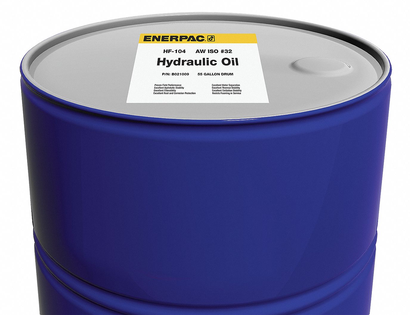 ENERPAC Hydraulic Oil, 55 gal. Drum, ISO Viscosity Grade 32 18Y531