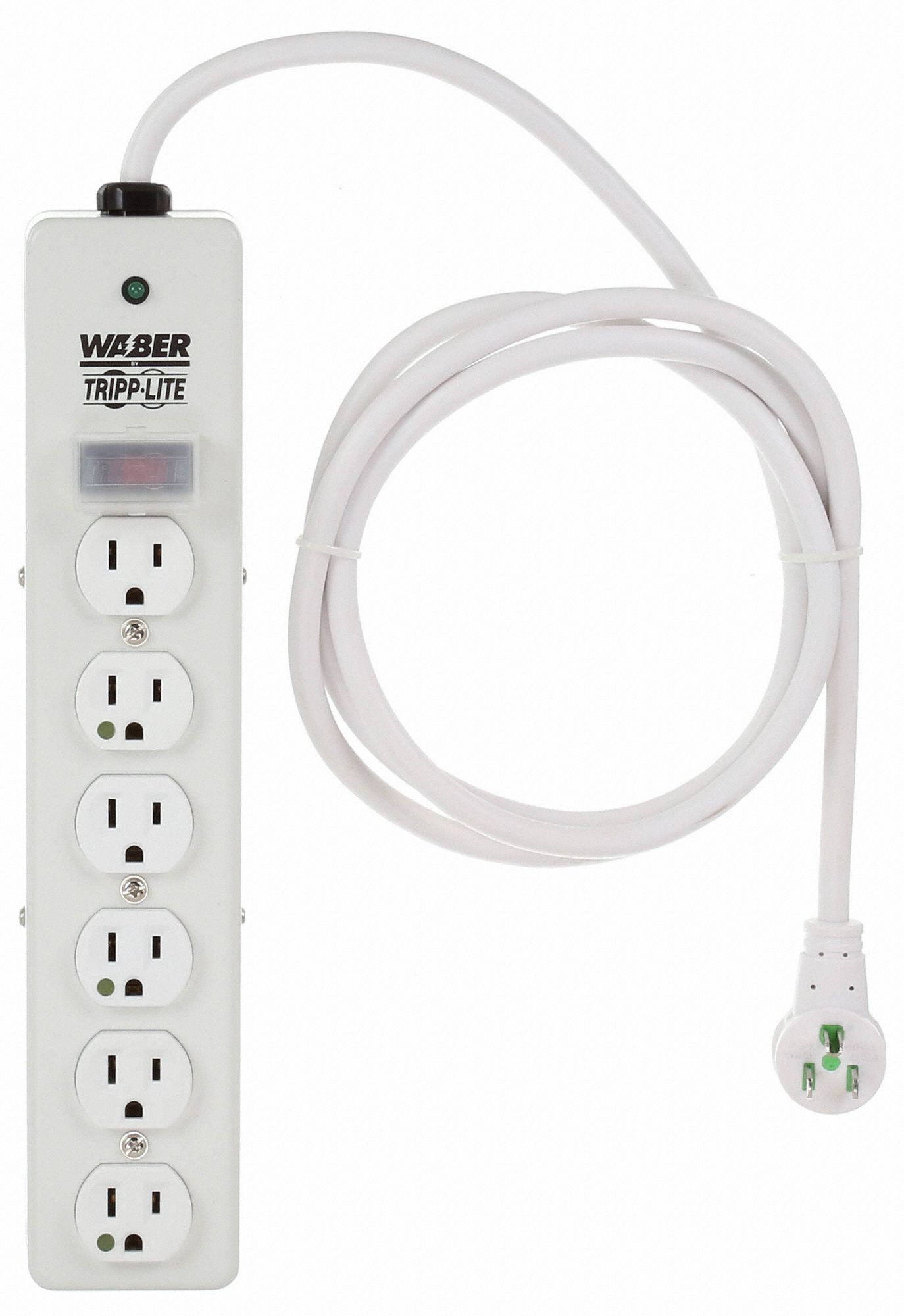 TRIPP LITE Surge Protector Outlet Strip 6 Outlets Hospital Grade NEMA