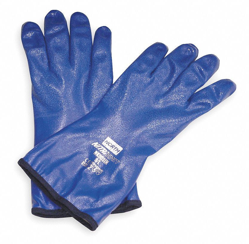 HONEYWELL Chemical Resistant Glove, 12" L, Sz 9, PR 1AHJ6NK803IN/9